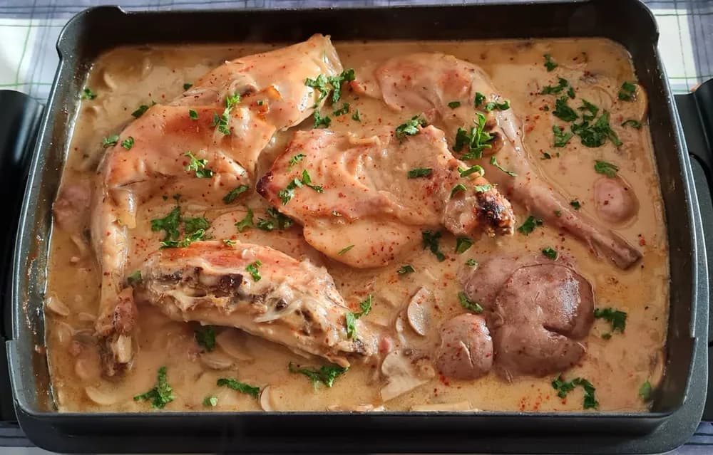 Image Lapin à la Crème et aux Champignons 23