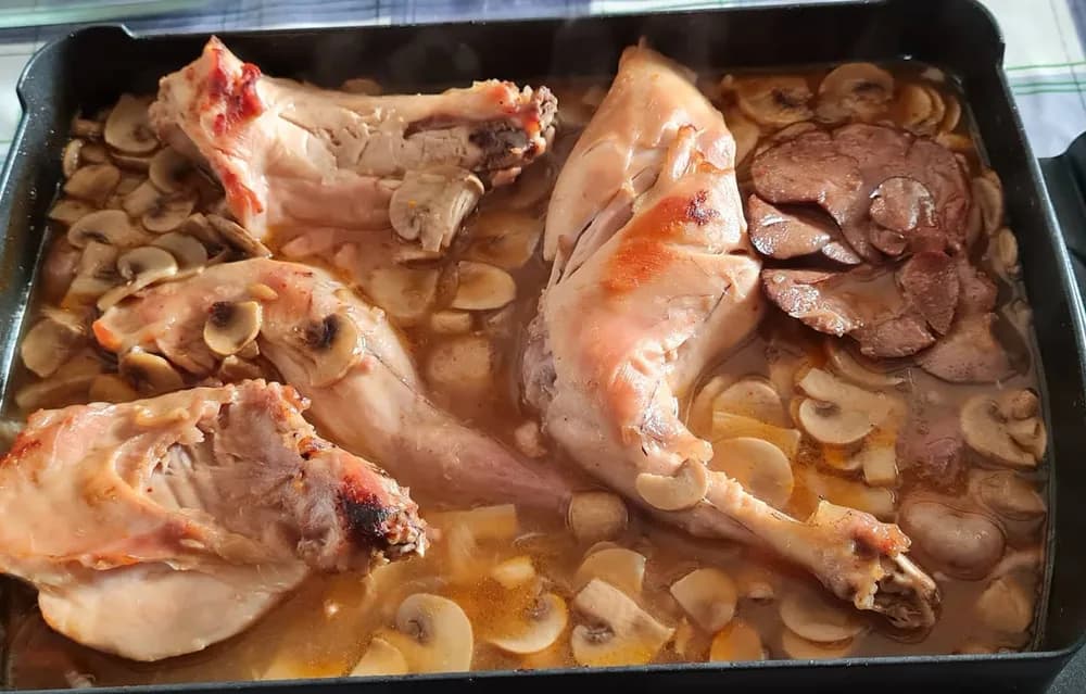 Image Lapin à la Crème et aux Champignons 17