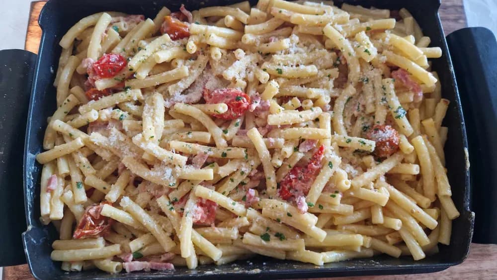 Image Macaronis Lardons Tomates Cerises 11