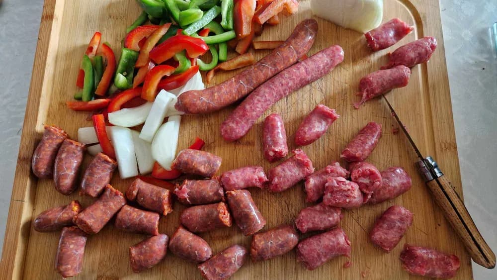 Image Méli Melo de Merguez Saucisses et Poivrons 5