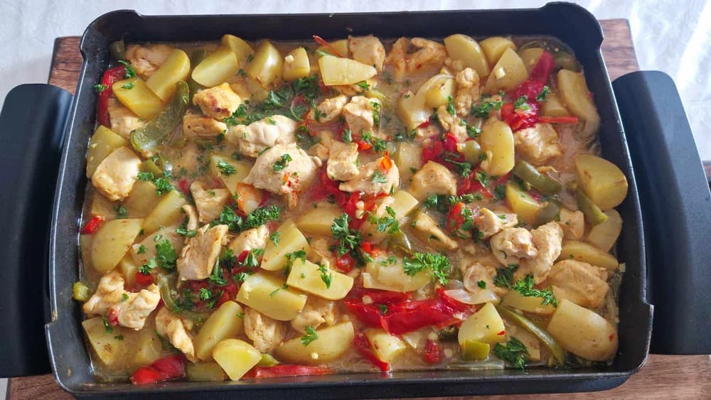 Image Mijoté de Poulet Poivrons Pommes de Terre 19