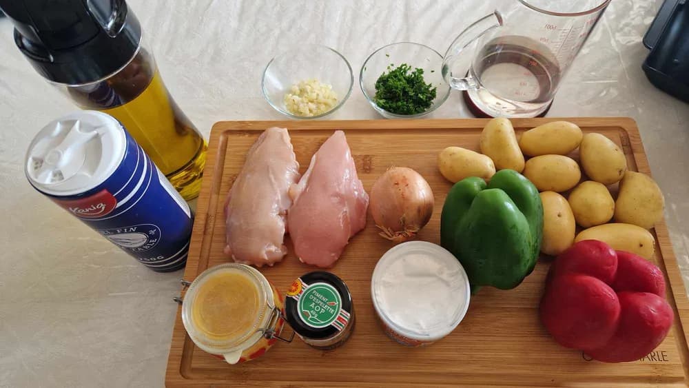 Image Mijoté de Poulet Poivrons Pommes de Terre 2