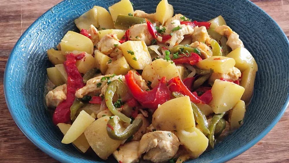 Image principale Mijoté de Poulet Poivrons Pommes de Terre