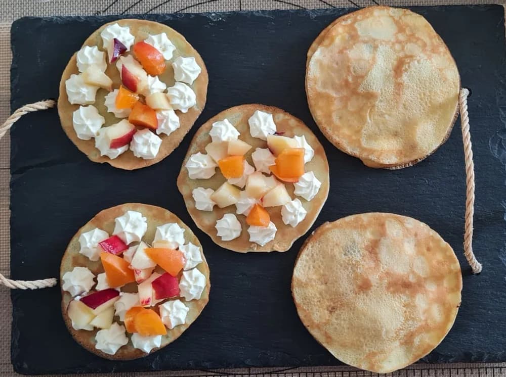 Image Minis Gâteaux de Crêpes Fruits et Chantilly 18