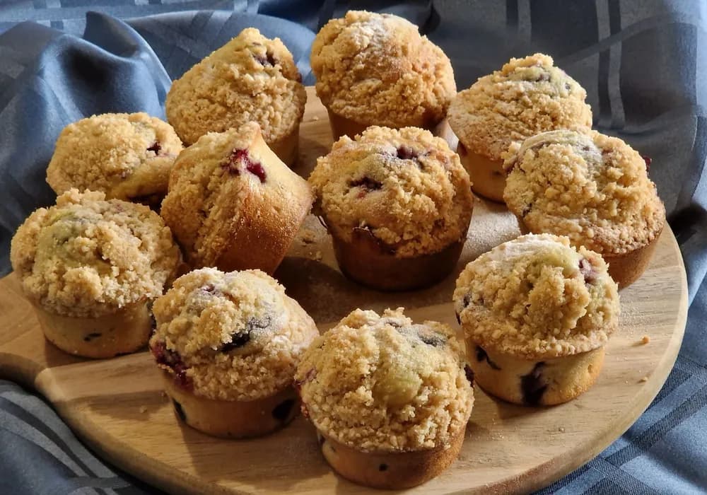 Image principale Muffins Crumble aux Myrtilles