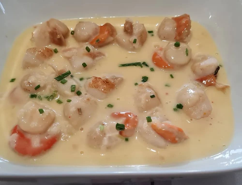 Image principale Noix de St Jacques Sauce Beurre Blanc