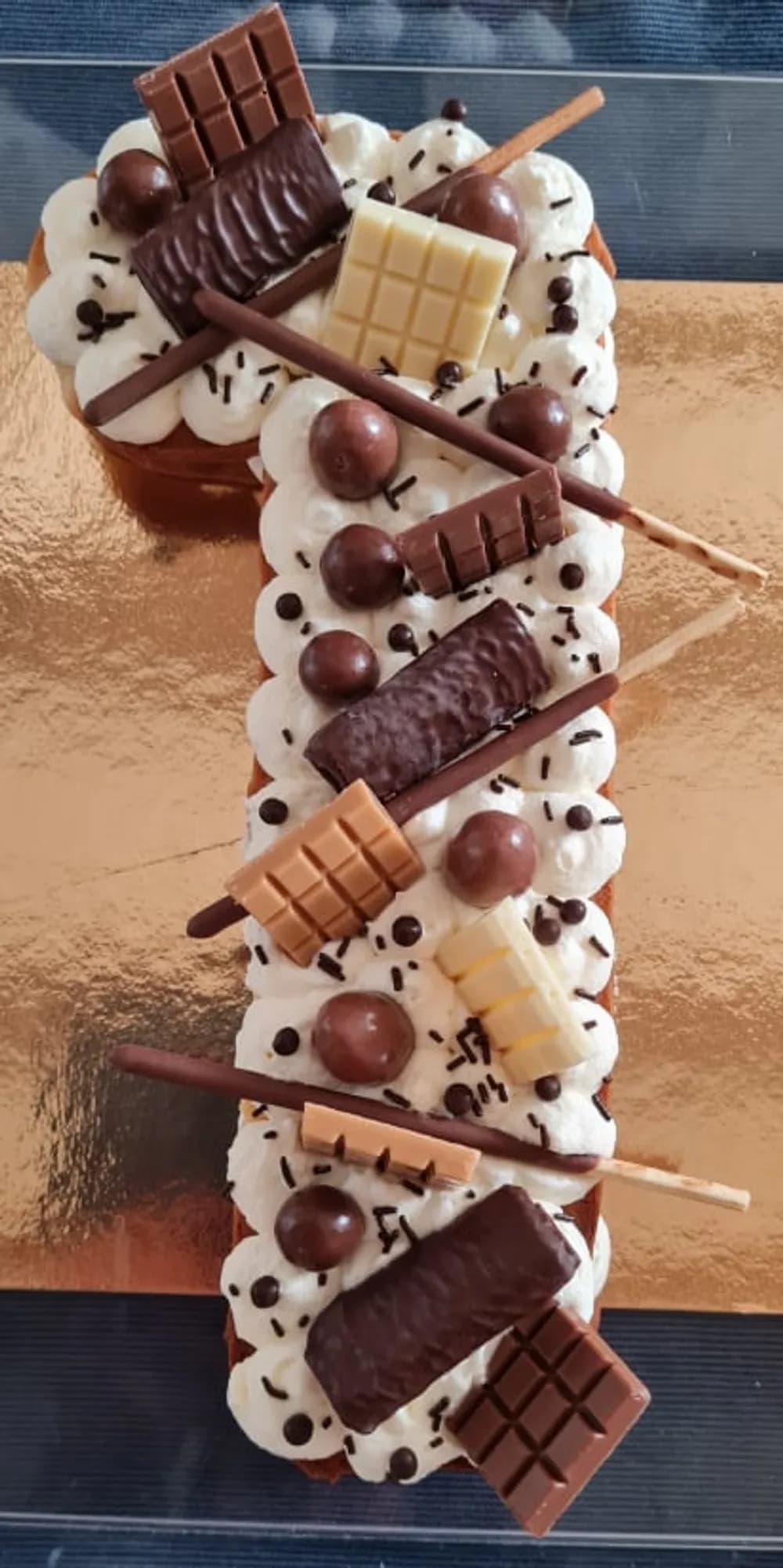 Image Number Cake aux Fruits et au Chocolat 45.1