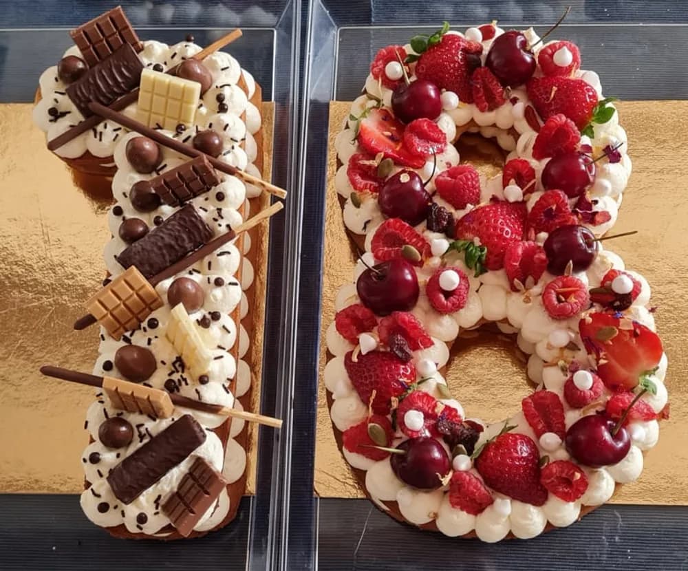 Image principale Number Cake aux Fruits et au Chocolat