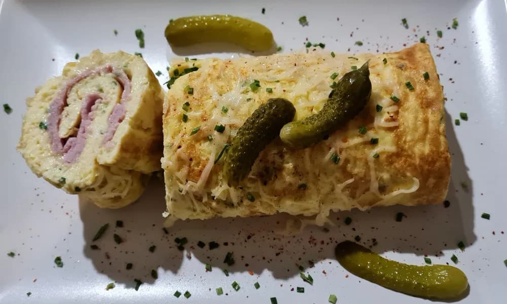 Image Omelette Roulée Jambon Fromage 14.2