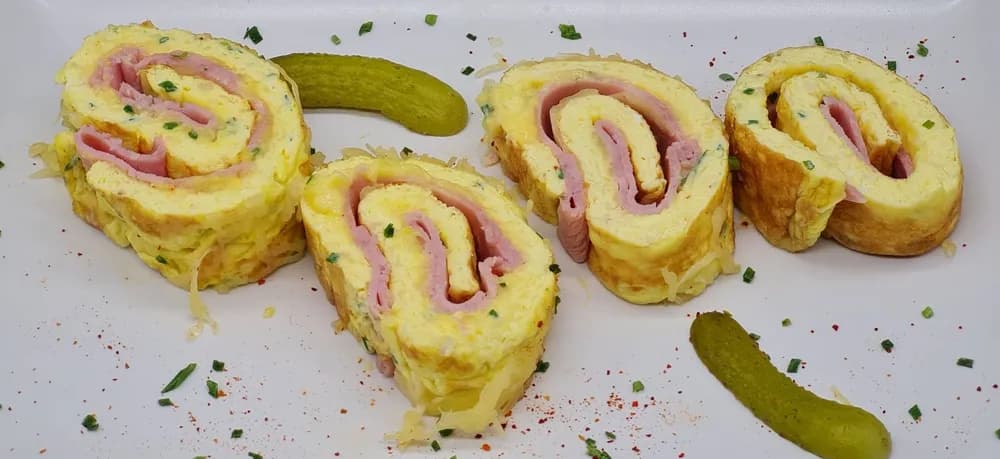 Image principale Omelette Roulée Jambon Fromage