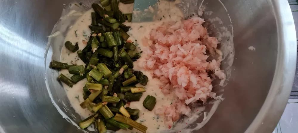 Image Palets Soufflés aux Crevettes et Asperges Vertes 12