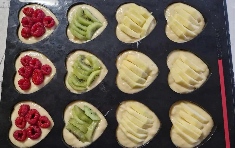 Image Petits Cœurs aux Fruits 14