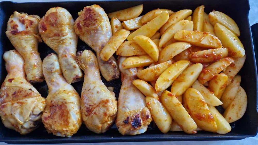 Image Pilons de Poulet et Pommes de Terre Marinées 18