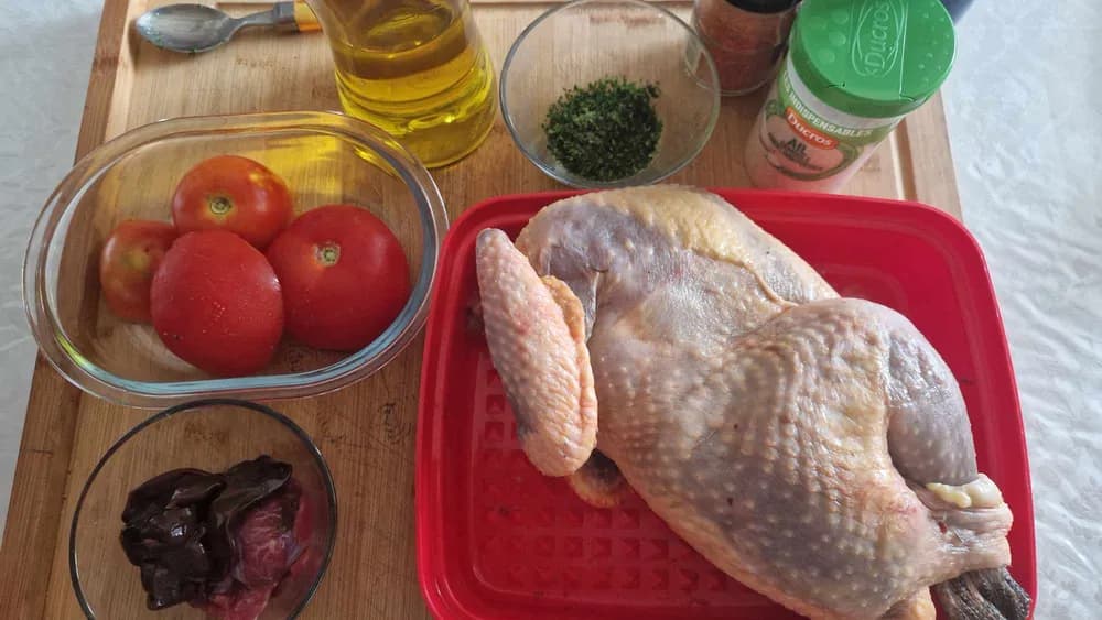 Image Pintade Rôtie et ses Tomates Provençales 2