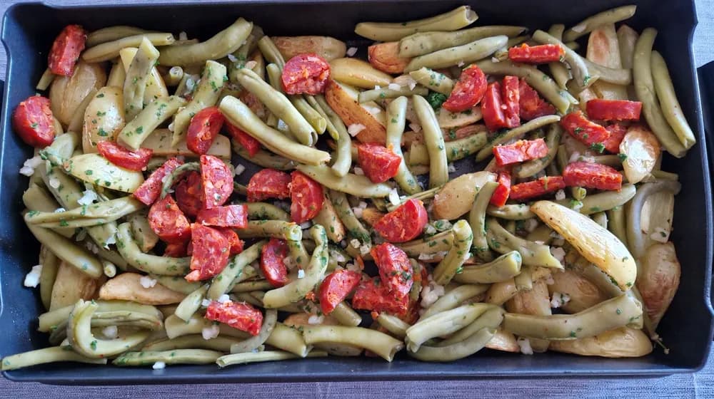 Image Poêlée de Pommes de Terre Chorizo Haricots Verts 13