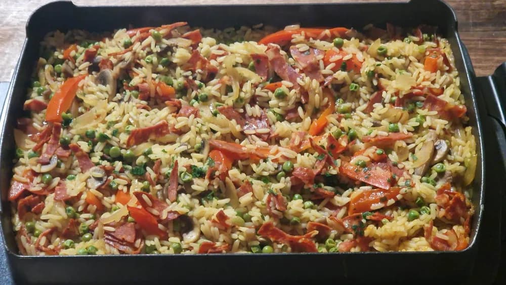 Image principale Poêlée de Riz Chorizo Champignons