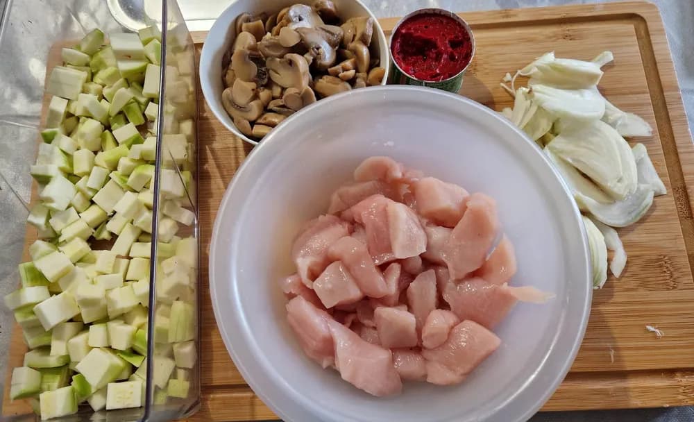 Image Poulet Champignons Béchamel 4