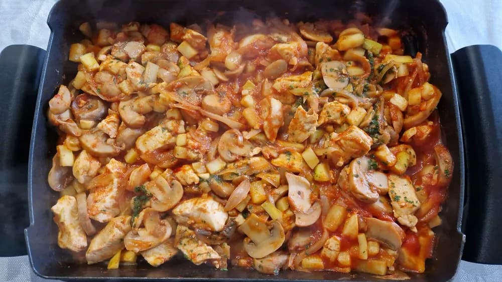 Image Poulet Champignons Béchamel 19