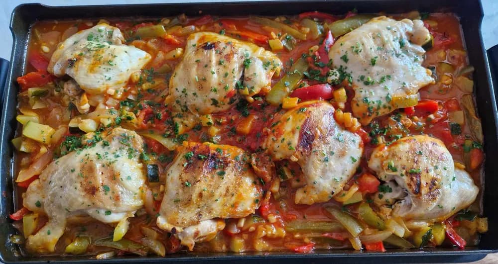 Image principale Poulet Façon Basquaise