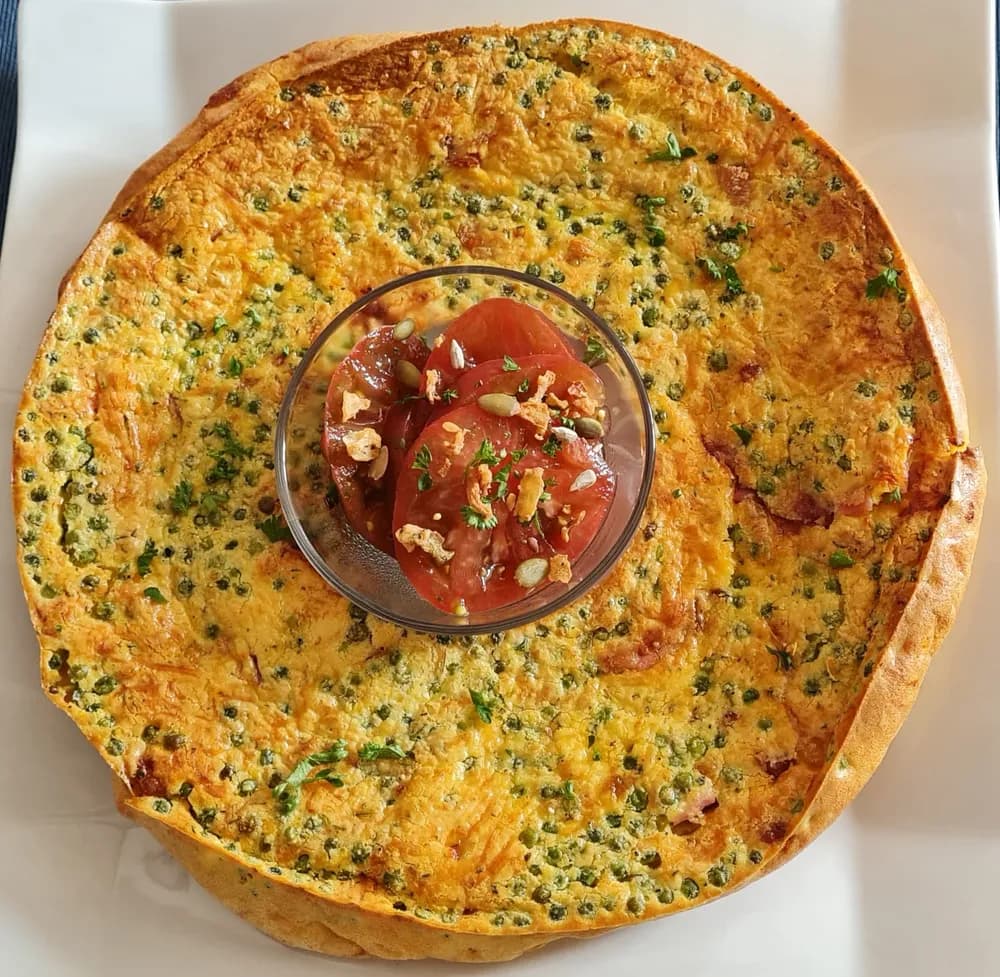 Image principale Quiche Sans Pâte Lardons Petits Pois
