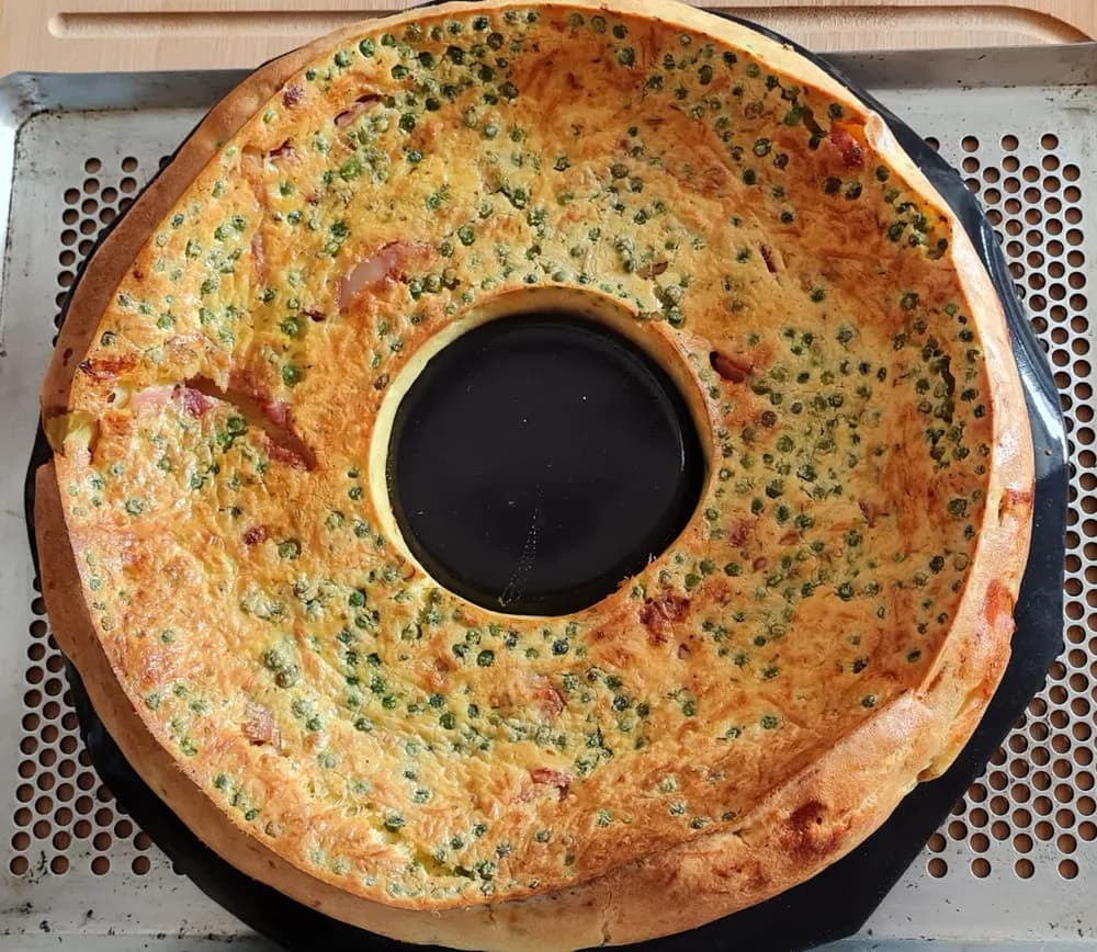 Image Quiche Sans Pâte Lardons Petits Pois 14