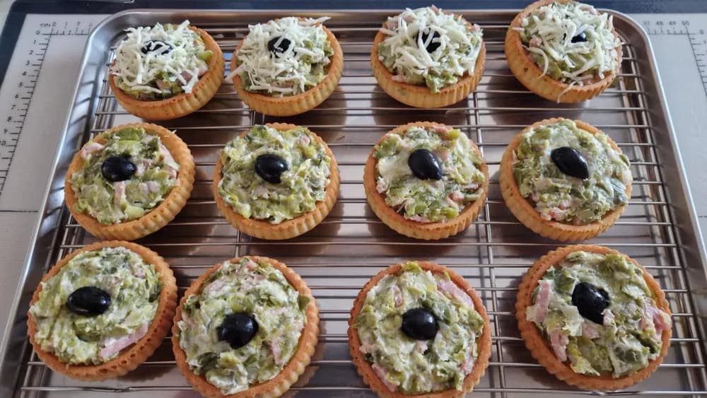 Image Quiches Renversées à la Fondue de Poireaux 36