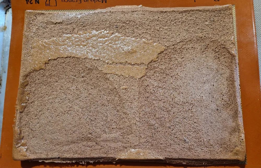 Image Roulé Stracciatella Façon Bûche 23