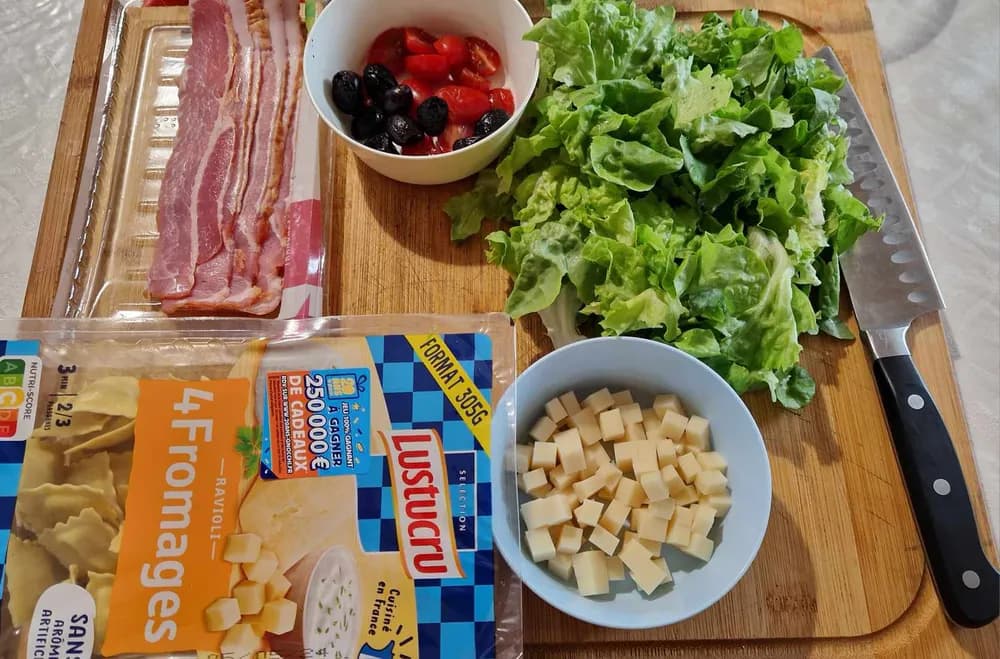 Image Salade aux Raviolis Grillés 2