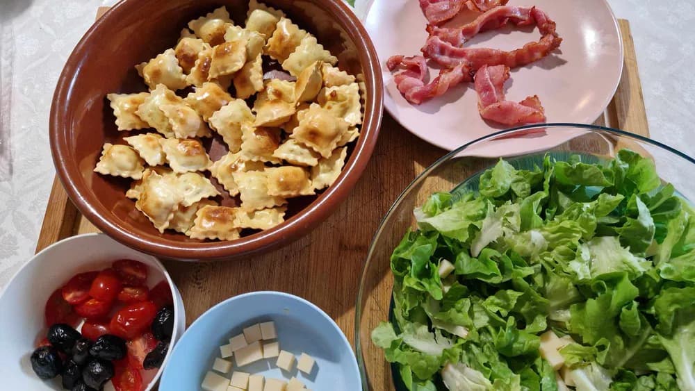 Image Salade aux Raviolis Grillés 9