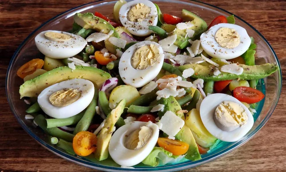 Image Salade de Pommes de Terre Haricots Verts Avocat 19