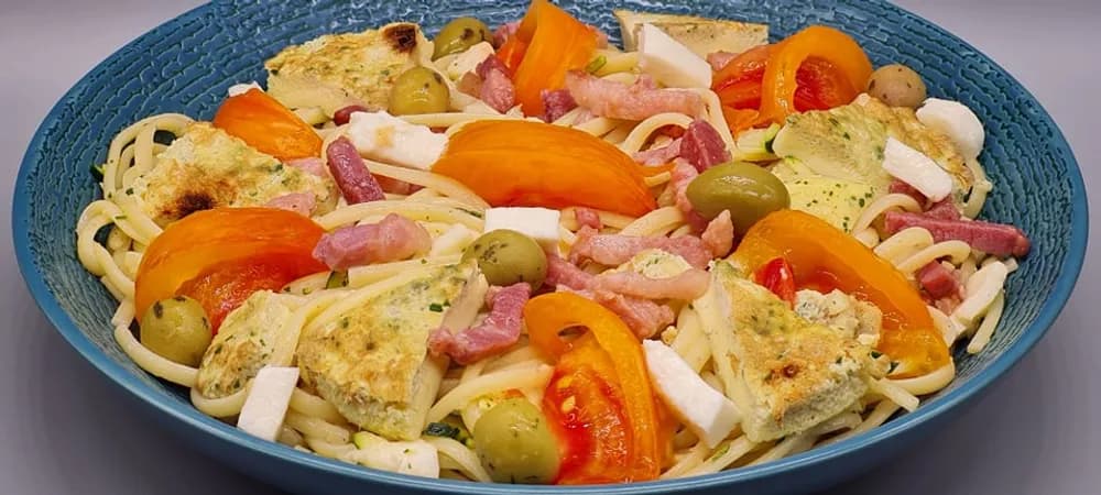 Image Salade Spaghettis Omelette Lardons 28