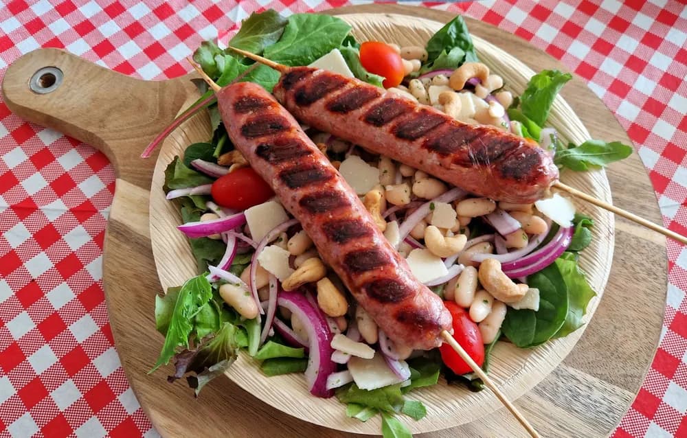 Image principale Saucisses de Toulouse et Salade de Haricots Blancs