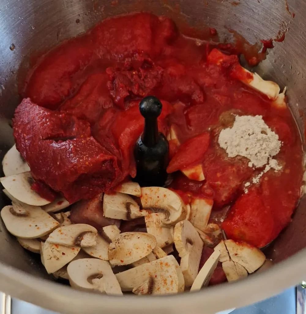 Image Sauté de Porc Tomate Champignons 8