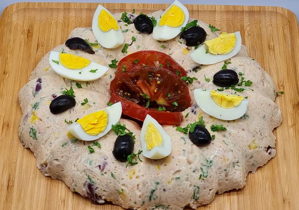 Image Savarin de Riz au Thon et ses Petits Légumes