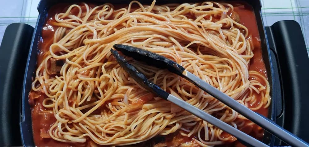Image Spaghettis Merguez Sauce Tomate 20