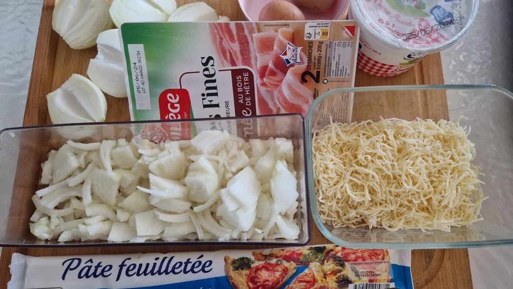 Image Tarte à l’Oignon Lardons 4