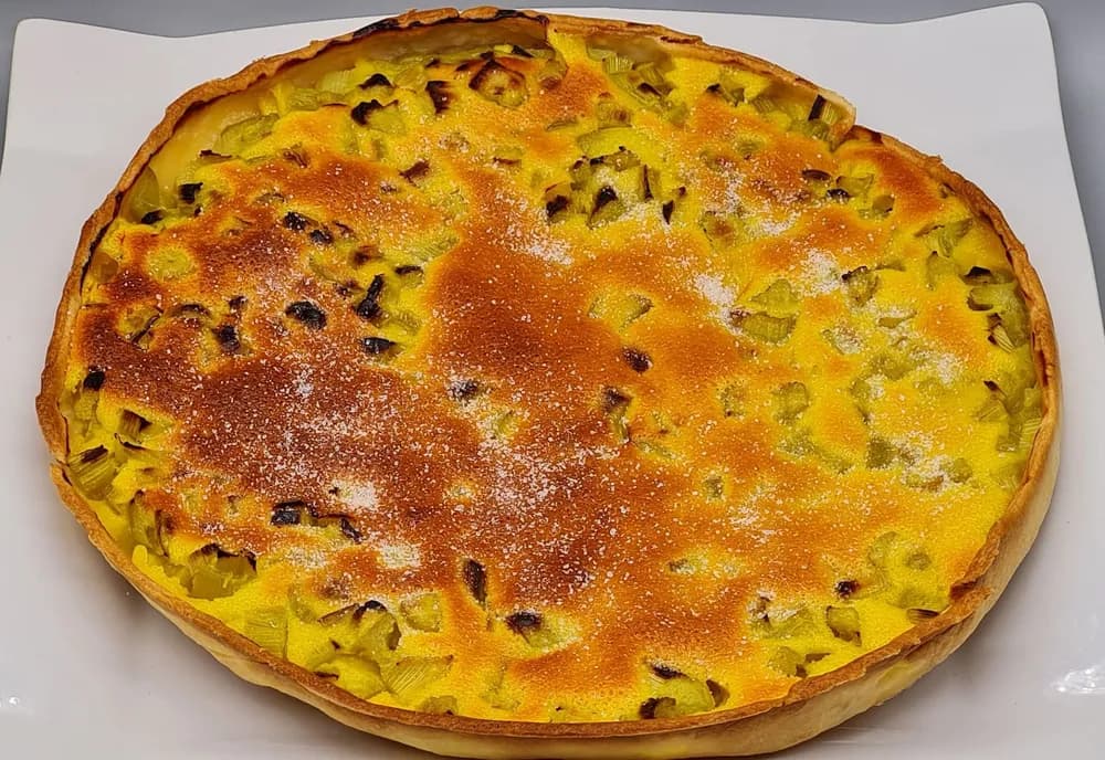 Image Tarte à la Rhubarbe