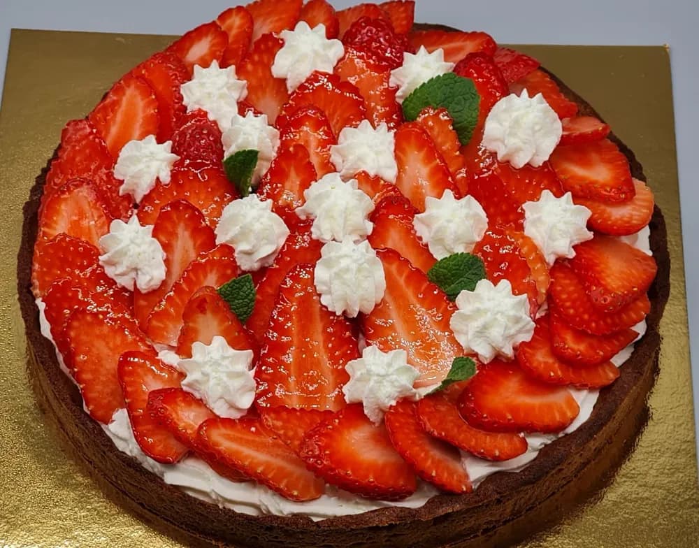 Image principale Tarte aux Fraises Chantilly Mascarpone