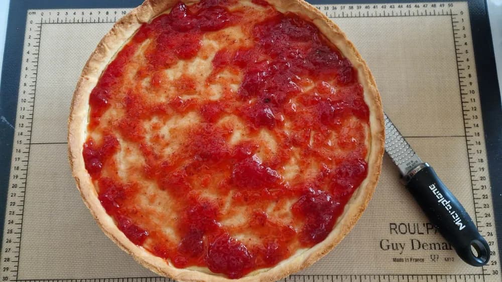 Image Tarte aux Fraises Confiture et Chantilly 48
