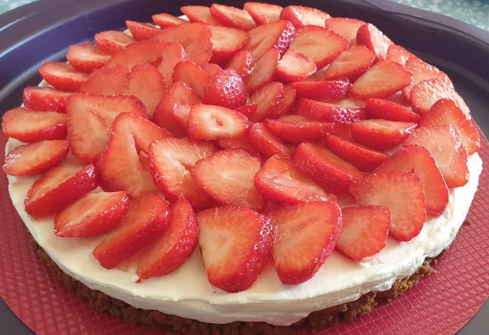 Image principale Tarte aux Fraises Sans Cuisson