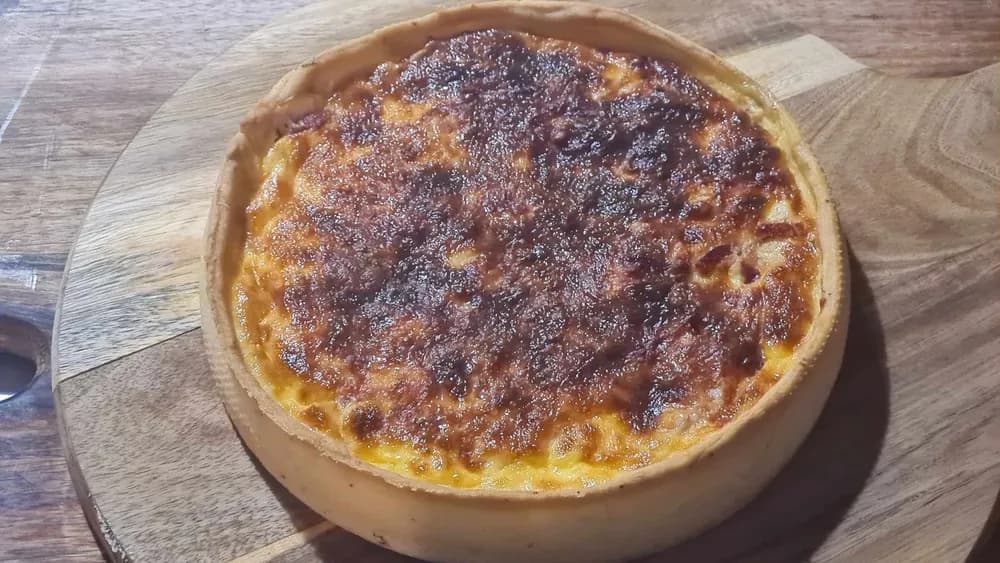 Image principale Tarte Chaource Bacon