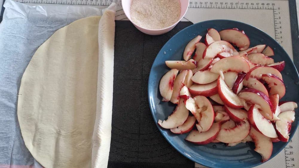 Image Tarte Fine à la Nectarine 5
