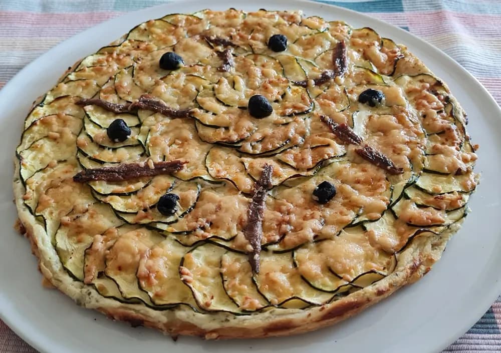 Image principale Tarte Fine Boursin Courgette