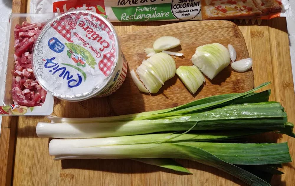 Image Tarte Fine Poireau Lardons 2