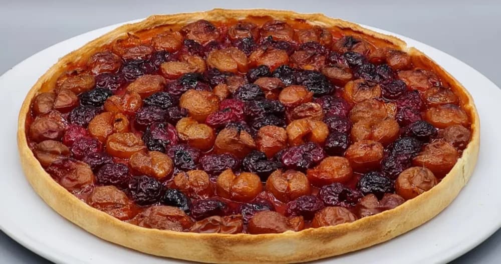 Image principale Tarte Mirabelles Cerises