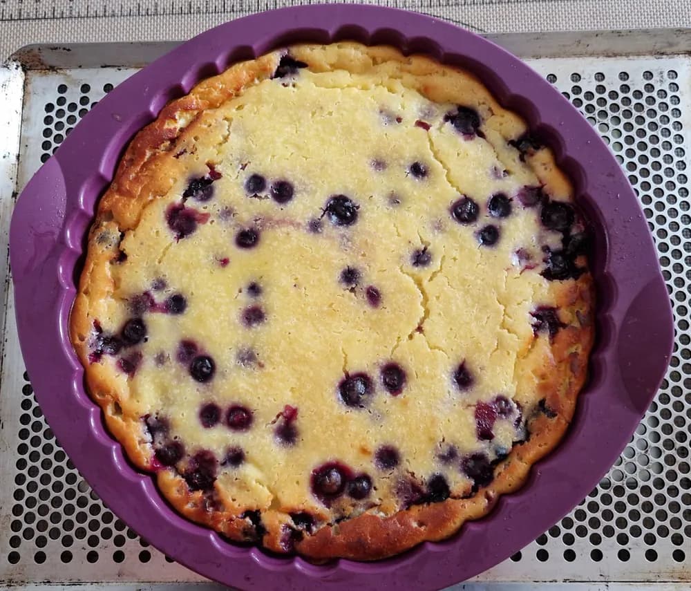 Image Tarte Renversée Myrtilles Poires 15