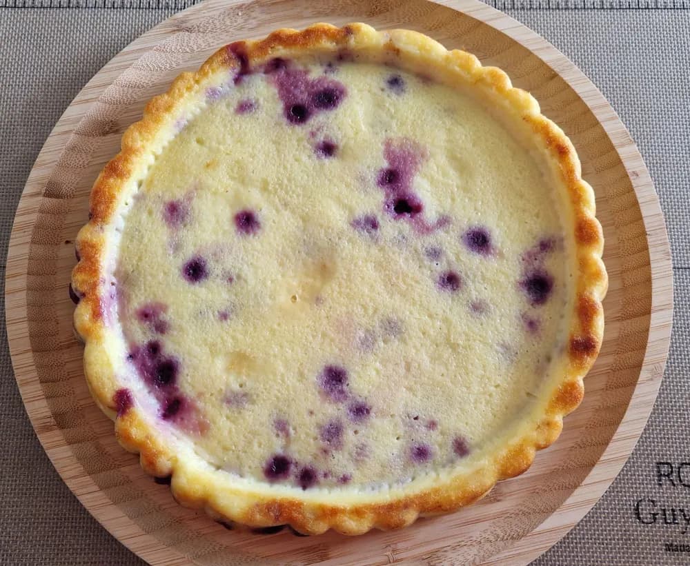 Image Tarte Renversée Myrtilles Poires 17