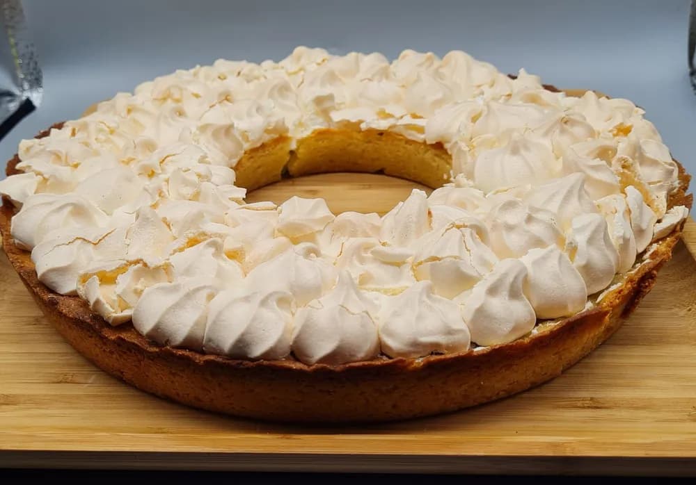 Image Tarte Rhubarbe Meringuée