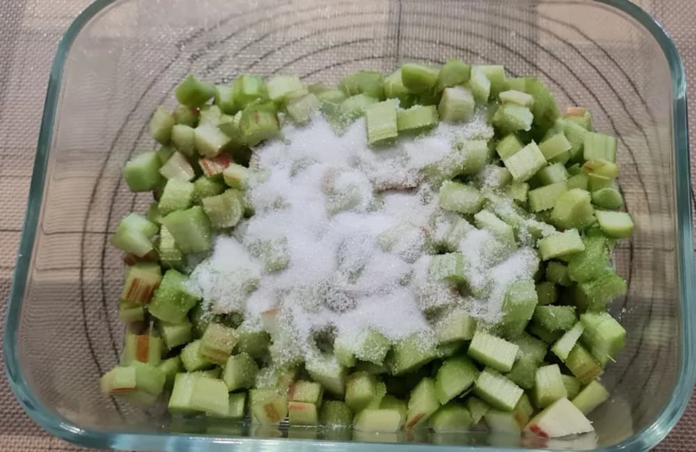 Image Tarte Rustique à la Rhubarbe 4