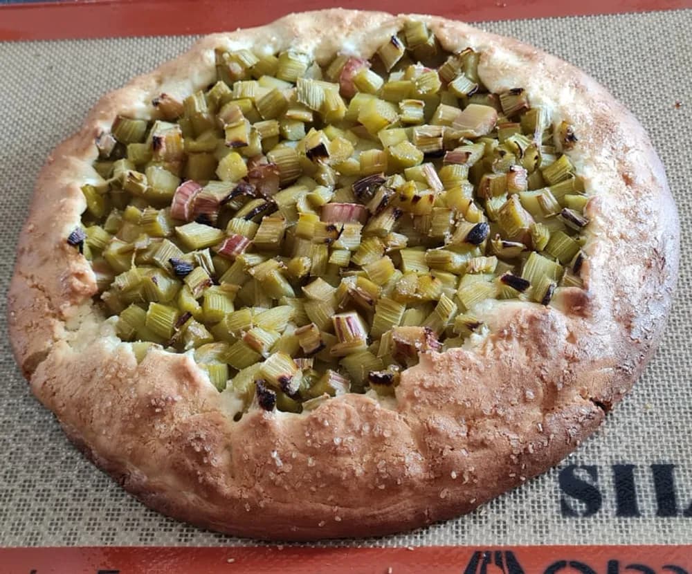 Image Tarte Rustique à la Rhubarbe 35